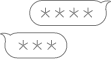 End-to-end encryption chat bubbles